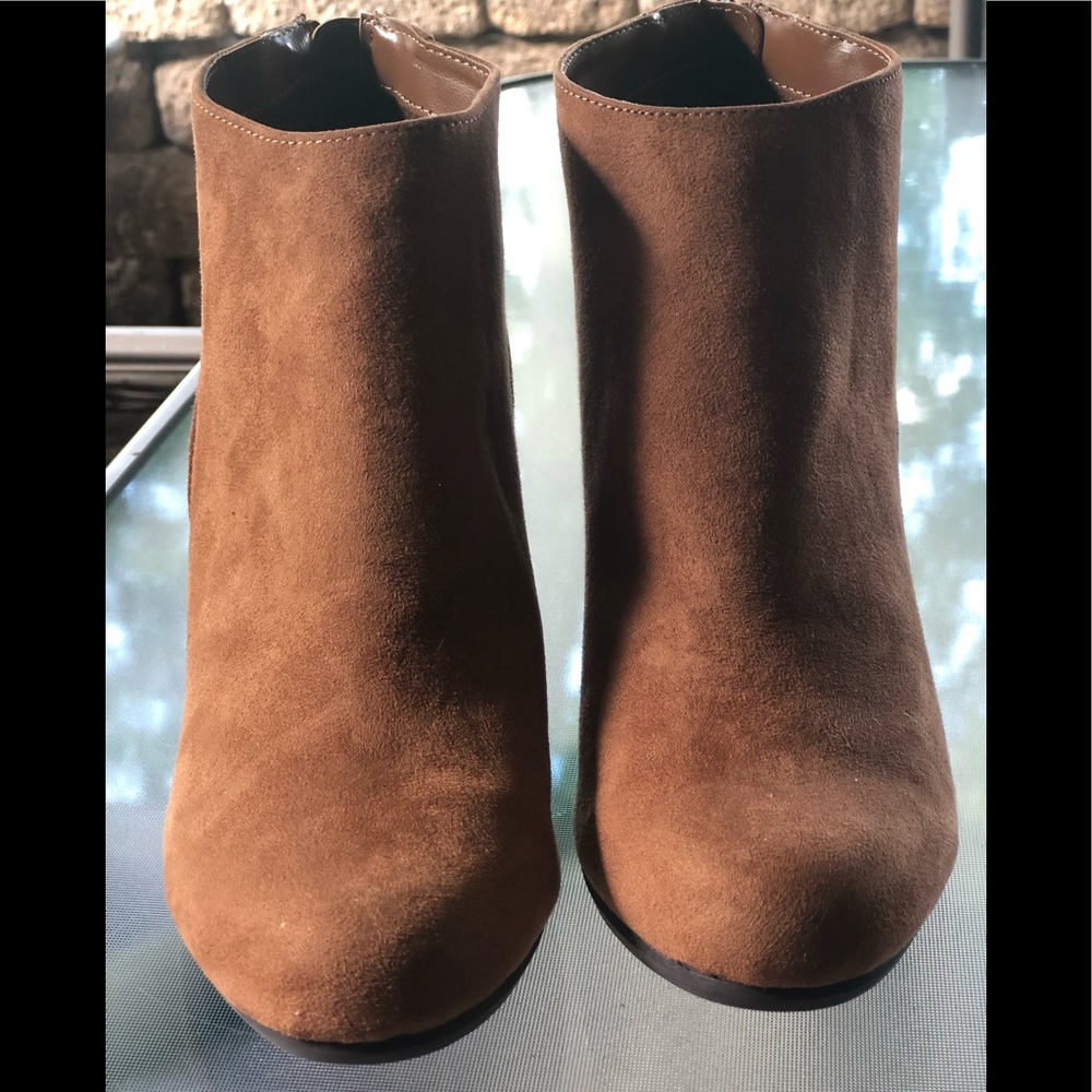 FIONI❣️HOST PICK❣️DEEP RICH CARMEL ANKLE BOOTS